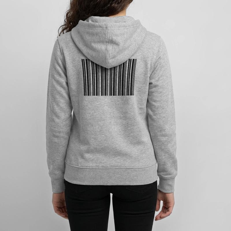 Barcode Strichcode Nerd IT Technik Design Teenager Organic Kapuzenjacke Mini Cultivator von Stanley/Stella