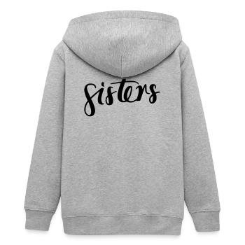 Sœurs - Veste à capuche ado bio Stanley/Stella - gris chiné - Dos - AI Model Teenager Male light (155cm)