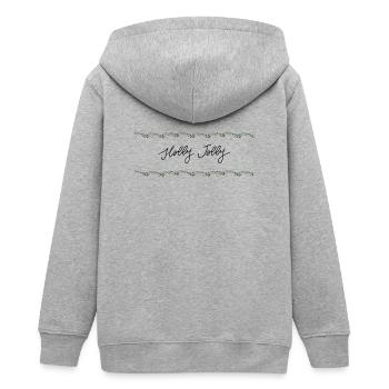 Frontière de Holly Guland, - Veste à capuche ado bio Stanley/Stella - gris chiné - Dos - AI Model Teenager Male light (155cm)