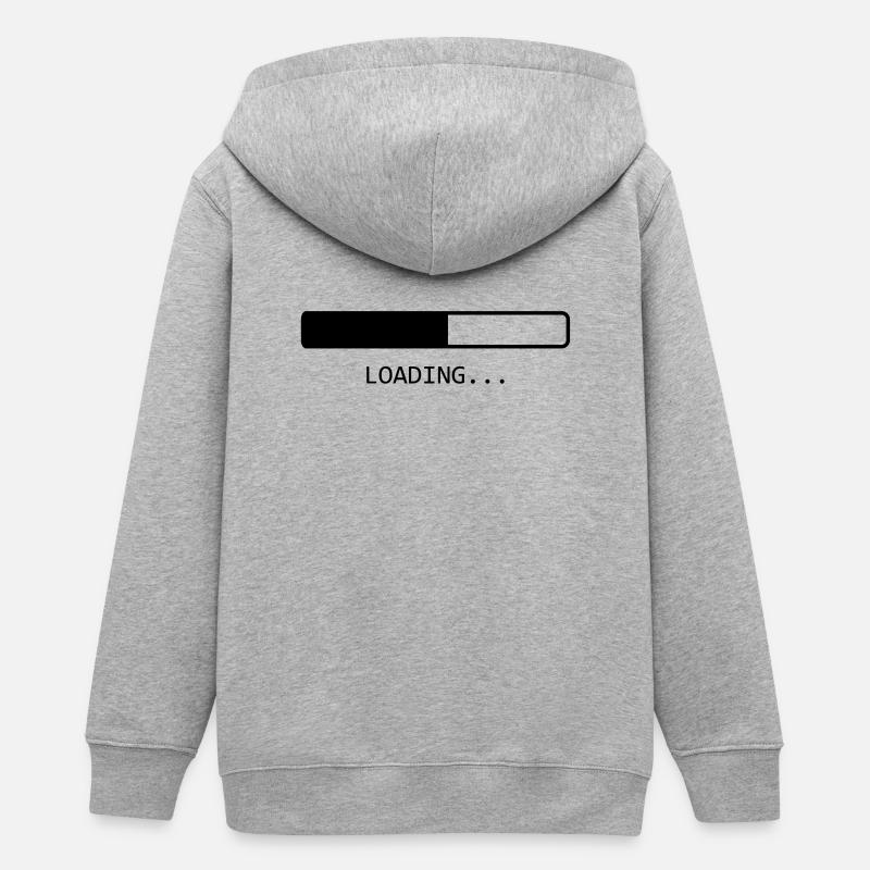 Loading... - Veste à capuche ado bio Stanley/Stella - gris chiné