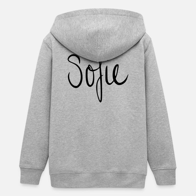 Sofie - Veste à capuche ado bio Stanley/Stella - gris chiné