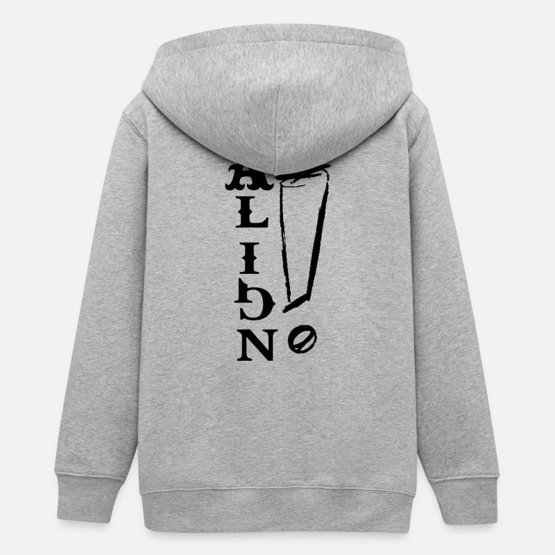 ALIGN – Signature Design - Veste à capuche ado bio Stanley/Stella - gris chiné