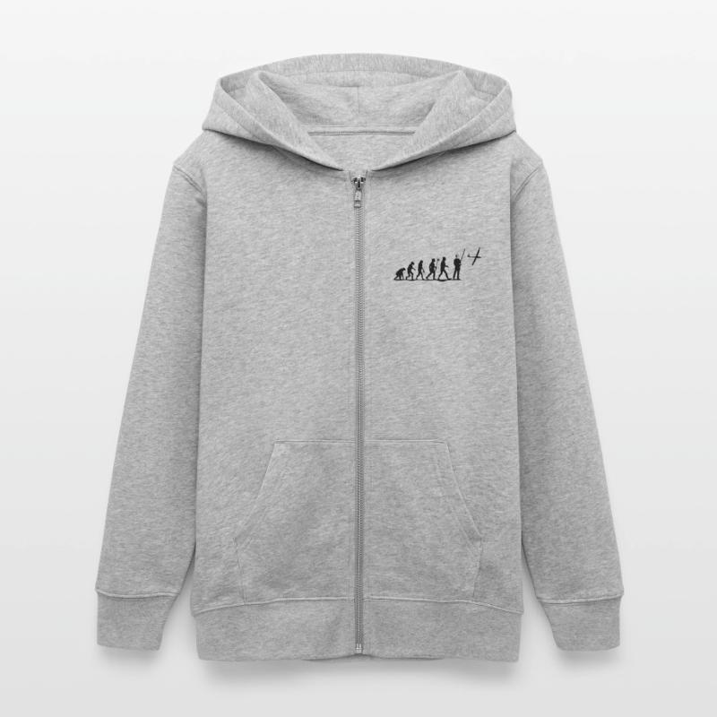 evolution rc pilot Teens Organic Zip-up Hoodie by Stanley/Stella