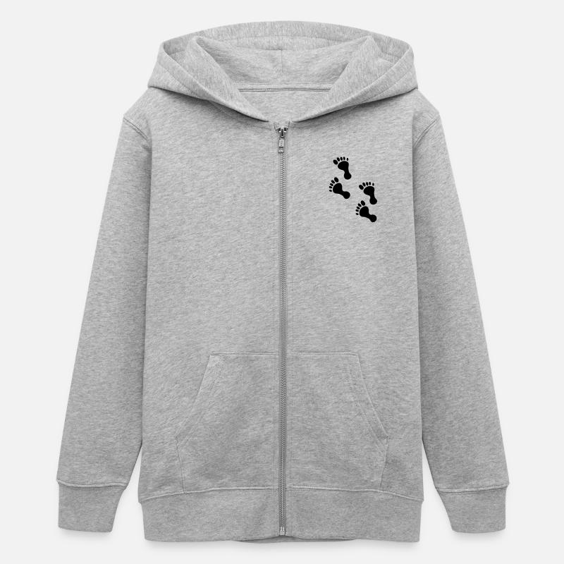 foot - Veste à capuche ado bio Stanley/Stella - gris chiné