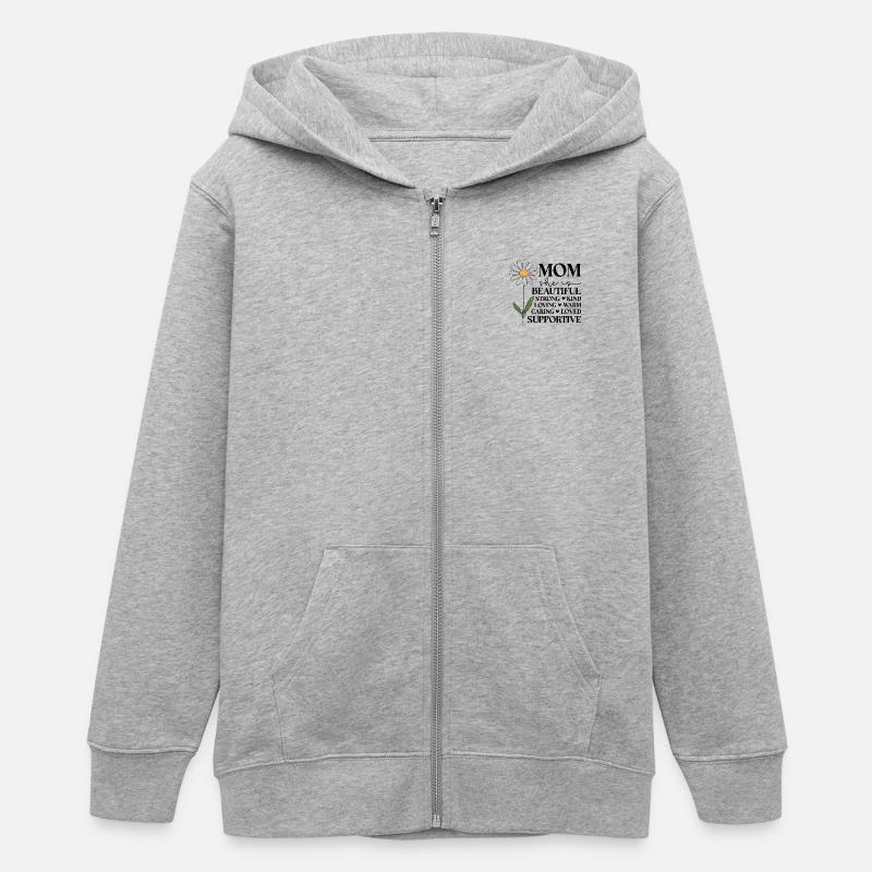 Maman - Veste à capuche ado bio Stanley/Stella - gris chiné