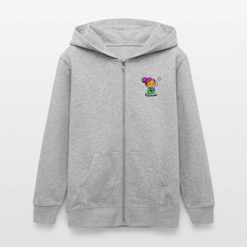 Tassmine enspannt mit einer Tasse Tee oder Kaffee Teenager Organic Kapuzenjacke Mini Cultivator von Stanley/Stella