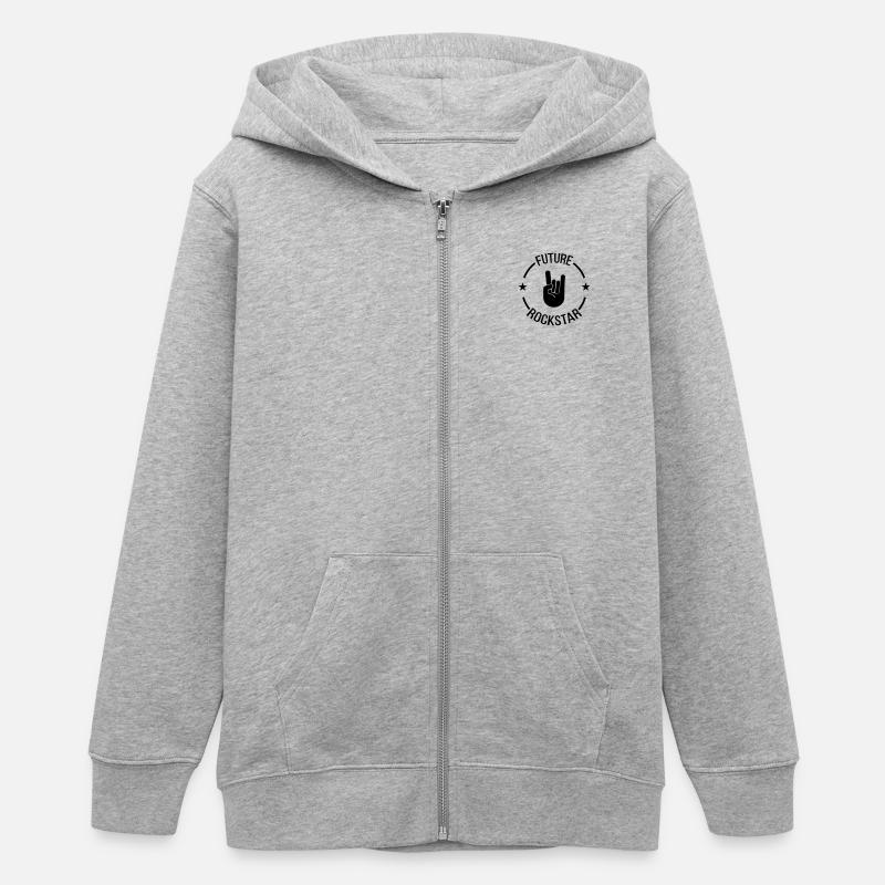 Future - Veste à capuche ado bio Stanley/Stella - gris chiné