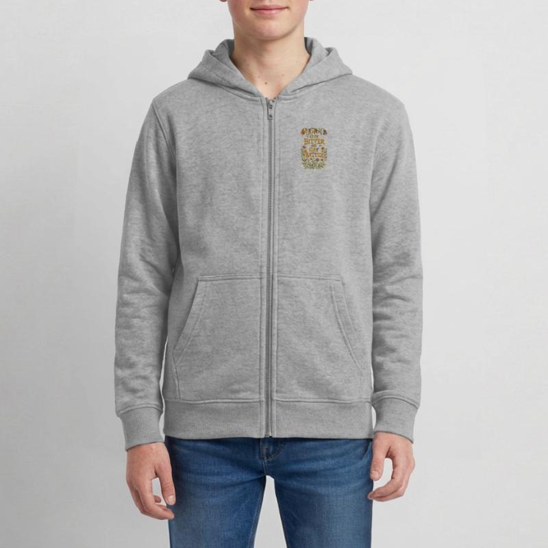 Werde bitter oder werde besser Teenager Organic Kapuzenjacke Mini Cultivator von Stanley/Stella