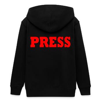 Press - Veste à capuche ado bio Stanley/Stella - noir - Dos - AI Model Teenager Male light (155cm)