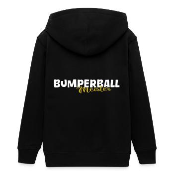 bumberball meister bubble ball - Teenager Organic Kapuzenjacke Mini Cultivator von Stanley/Stella - Schwarz - Hinten - AI Model Teenager Male light (155cm)