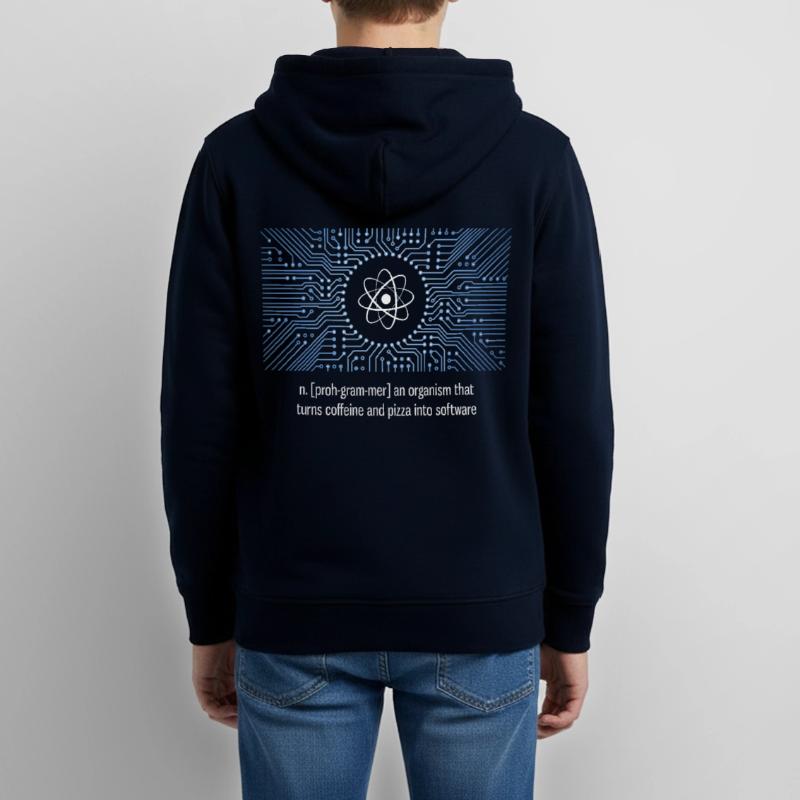 nerd programmateur urknall platine CPU pc code LOL Veste à capuche ado bio Stanley/Stella