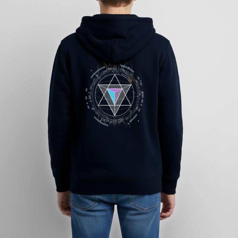 nerd CPU pyramide illuminati game wow hacker code Teenager Organic Kapuzenjacke Mini Cultivator von Stanley/Stella