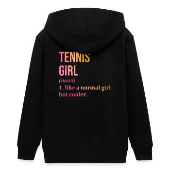 Tennis Tennis Tennis - Teenager Organic Kapuzenjacke Mini Cultivator von Stanley/Stella - Schwarz - Hinten - AI Model Teenager Male light (155cm)