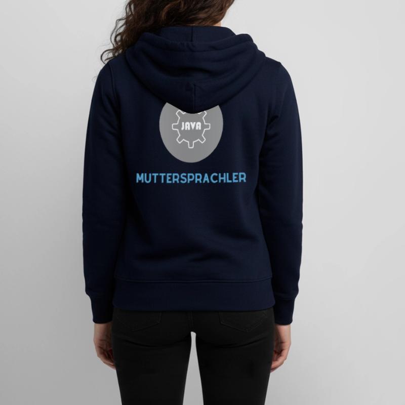 Native speaker: JavaScript Edition Teens Organic Zip-up Hoodie by Stanley/Stella