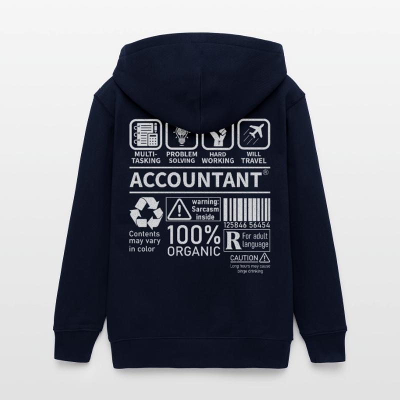 Comptable Multi Tasking Résolution de problèmes Veste à capuche ado bio Stanley/Stella