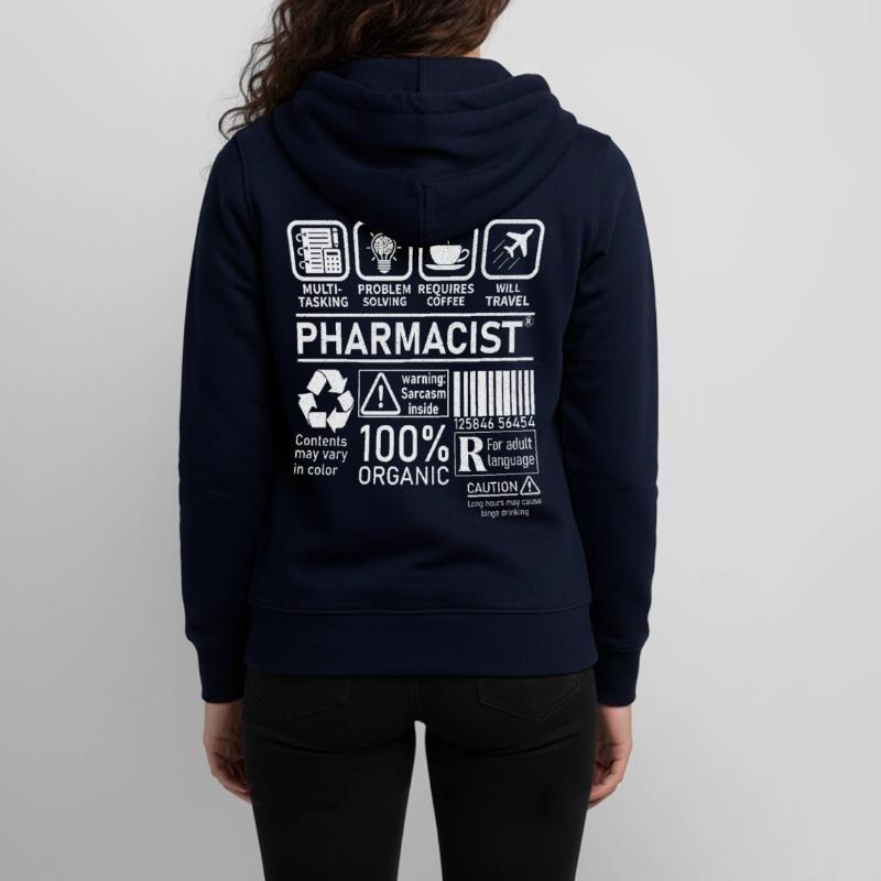 Pharmacist multi tasking problem solving Teenager Organic Kapuzenjacke Mini Cultivator von Stanley/Stella