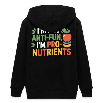 Guide nutritionnel critique pour diététicien agréé - Veste à capuche ado bio Stanley/Stella - noir - Dos - AI Model Teenager Male light (155cm)