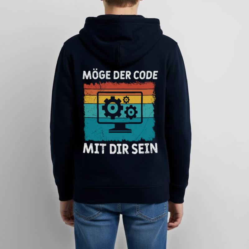 Nerd Computer MÖGE DER CODE MIT DIR SEIN LUSTIG Teenager Organic Kapuzenjacke Mini Cultivator von Stanley/Stella