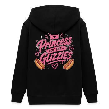 Fan de grill de hot-dogs au pain à la saucisse - Veste à capuche ado bio Stanley/Stella - noir - Dos - AI Model Teenager Male light (155cm)
