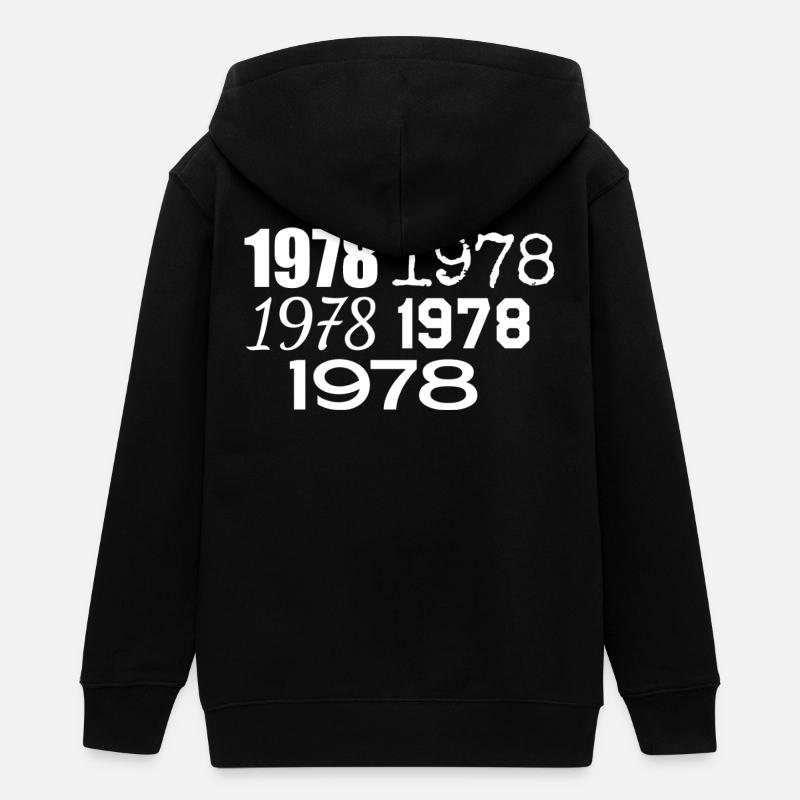 1978 - Veste à capuche ado bio Stanley/Stella - noir