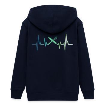 Boulangerie Battement de coeur Boulanger - Veste à capuche ado bio Stanley/Stella - marine - Dos - AI Model Teenager Male light (155cm)