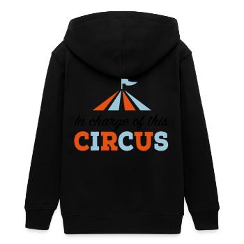 Chef - Teenager Organic Kapuzenjacke Mini Cultivator von Stanley/Stella - Schwarz - Hinten - AI Model Teenager Male light (155cm)