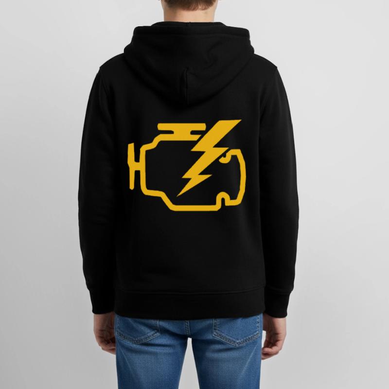 check engine light Zeichen Geschenkidee Teenager Organic Kapuzenjacke Mini Cultivator von Stanley/Stella