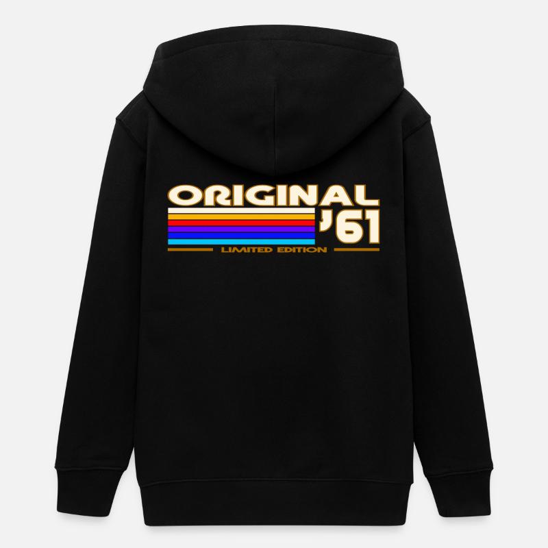 1961 - Veste à capuche ado bio Stanley/Stella - noir