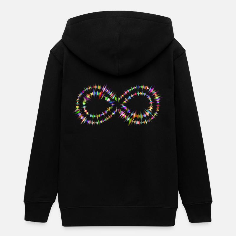 infini - Veste à capuche ado bio Stanley/Stella - noir