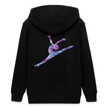 gymnastique - Veste à capuche ado bio Stanley/Stella - noir - Dos - AI Model Teenager Male light (155cm)