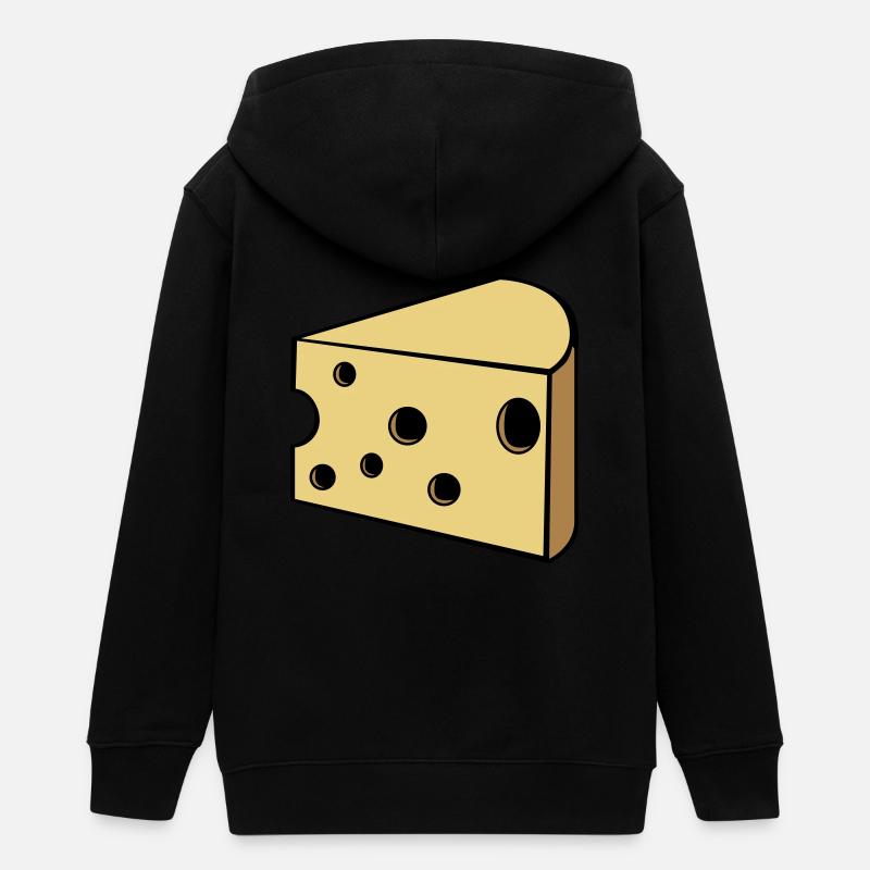 fromage - Veste à capuche ado bio Stanley/Stella - noir
