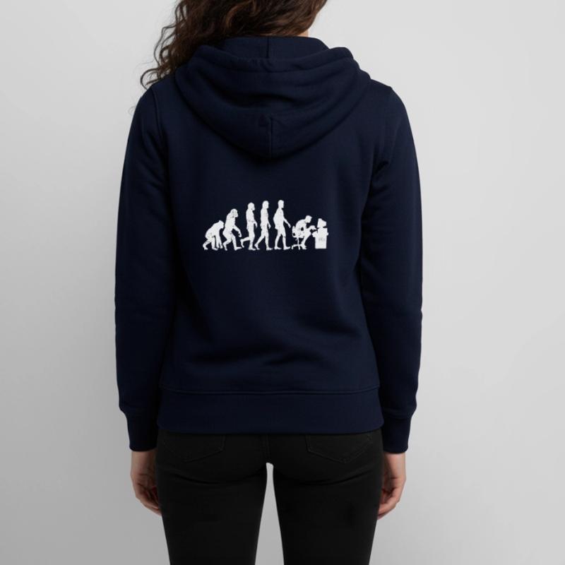 Programmierer evolution coder informatik geschenk Teenager Organic Kapuzenjacke Mini Cultivator von Stanley/Stella