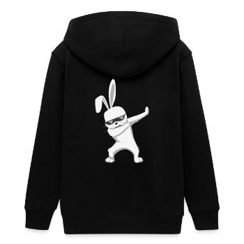 Dabbin Hase Anime Sonnenbrille Dab Life Geschenk - Teenager Organic Kapuzenjacke Mini Cultivator von Stanley/Stella - Schwarz - Hinten - AI Model Teenager Male light (155cm)