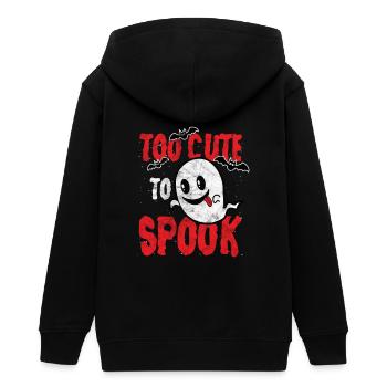 Ghost Grudge - Too cute to spook grudge - Teenager Organic Kapuzenjacke Mini Cultivator von Stanley/Stella - Schwarz - Hinten - AI Model Teenager Male light (155cm)