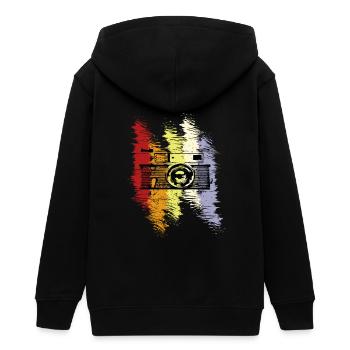 Photographe - Veste à capuche ado bio Stanley/Stella - noir - Dos - AI Model Teenager Male light (155cm)