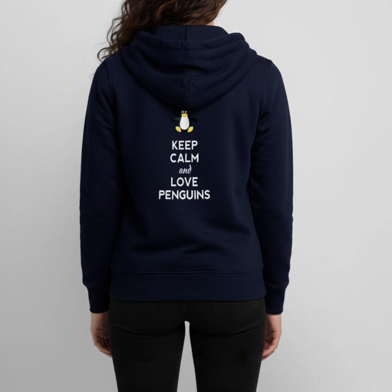 keep calm love Pinguine Linux nerd computer cpu lo Teenager Organic Kapuzenjacke Mini Cultivator von Stanley/Stella