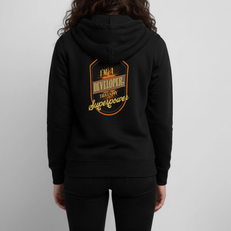 developer Teens Organic Zip-up Hoodie by Stanley/Stella