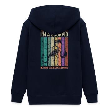 Sternzeichen Skorpion - Teenager Organic Kapuzenjacke Mini Cultivator von Stanley/Stella - Schwarz - Hinten - AI Model Teenager Male light (155cm)
