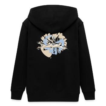 Valentinstag Schwimmer beim Wettkampf - Teenager Organic Kapuzenjacke Mini Cultivator von Stanley/Stella - Schwarz - Hinten - AI Model Teenager Male light (155cm)