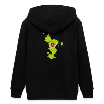 Mayotte - Veste à capuche ado bio Stanley/Stella - noir - Dos - AI Model Teenager Male light (155cm)