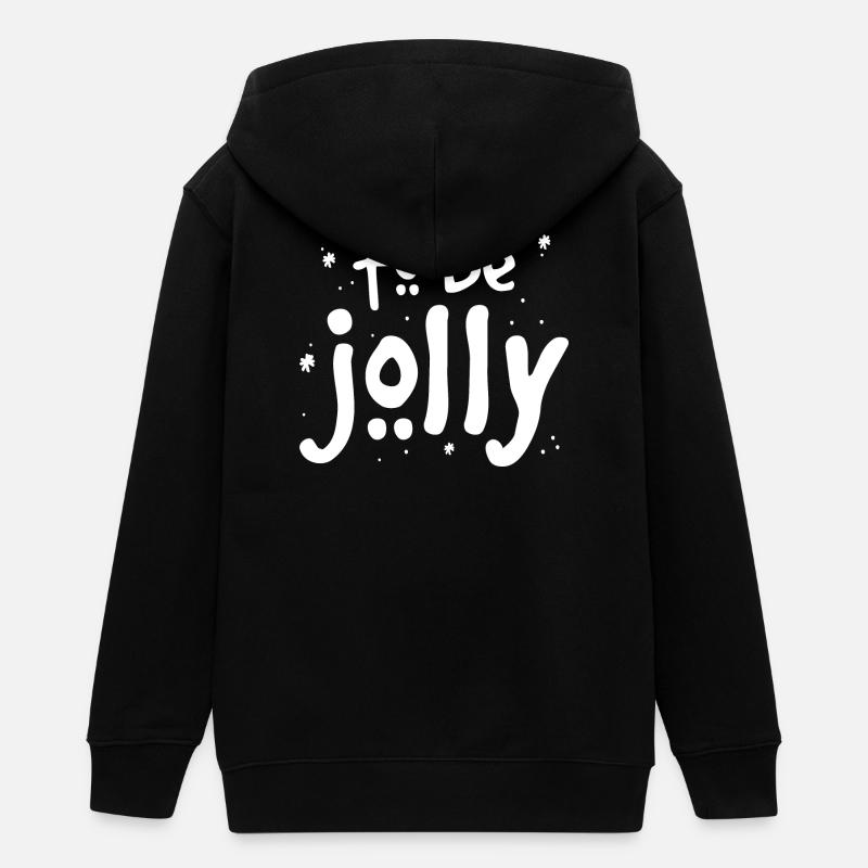 Vacances pour être joyeux - Veste à capuche ado bio Stanley/Stella - noir