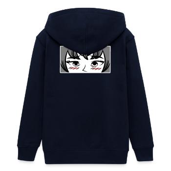 Pop Culture Geek Comic Anime Cosplay Manga Japon - Veste à capuche ado bio Stanley/Stella - marine - Dos - AI Model Teenager Male light (155cm)