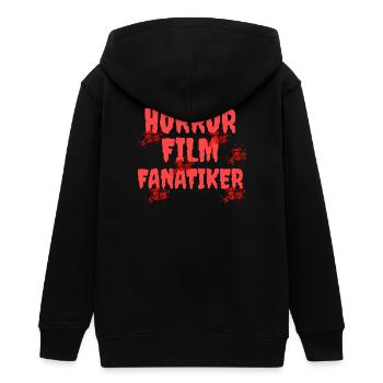 Movies Streaming Statement Kinoabend Filmabend - Teenager Organic Kapuzenjacke Mini Cultivator von Stanley/Stella - Schwarz - Hinten - AI Model Teenager Male light (155cm)