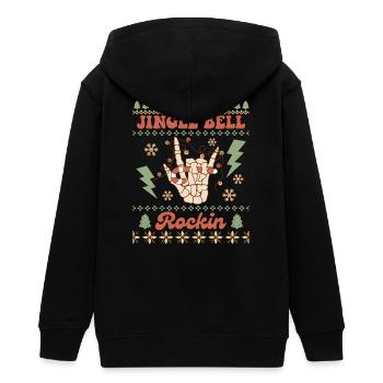 Hässlicher Weihnachtspullover - Teenager Organic Kapuzenjacke Mini Cultivator von Stanley/Stella - Schwarz - Hinten - AI Model Teenager Male light (155cm)