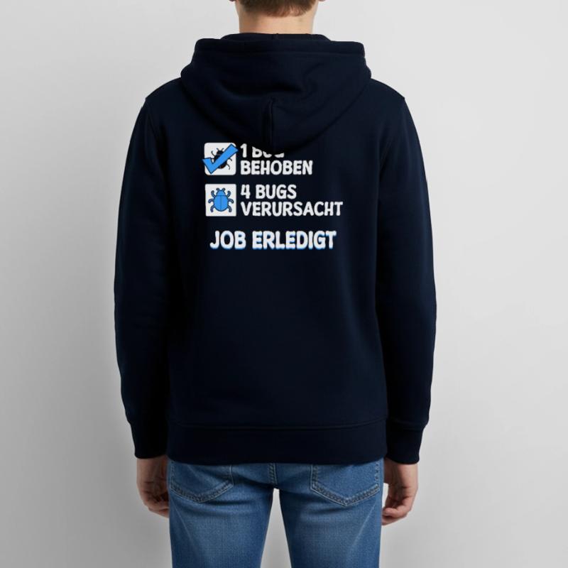 Développeur Coden skripting bugs debug correction de bugs Veste à capuche ado bio Stanley/Stella