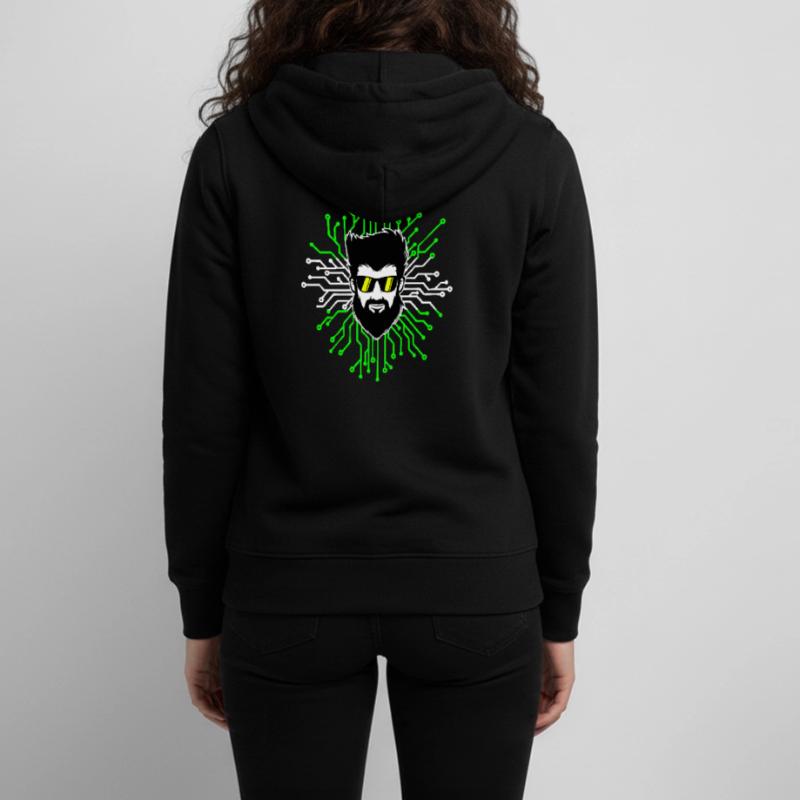 Computerfreak Developer Open Source Code Skripting Teenager Organic Kapuzenjacke Mini Cultivator von Stanley/Stella