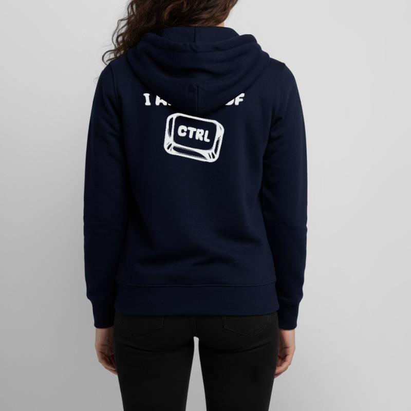 Developer Cooler Saying Scripting Code Computer Teens Organic Zip-up Hoodie by Stanley/Stella