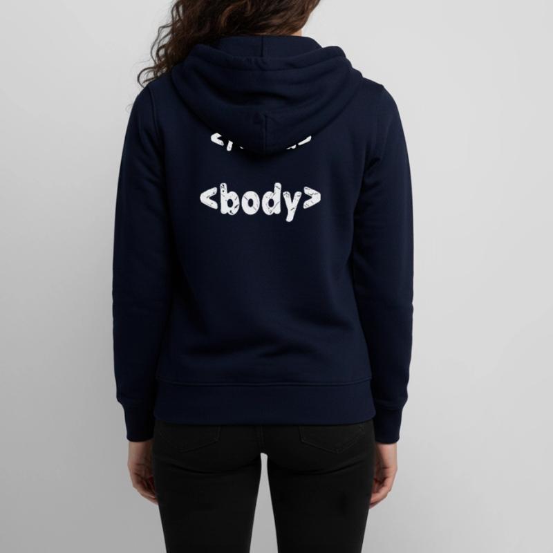 Code Programmeur Développeur Script Informatique Veste à capuche ado bio Stanley/Stella