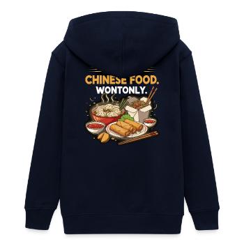 Design de délice pour les amateurs de cuisine chinoise - Veste à capuche ado bio Stanley/Stella - marine - Dos - AI Model Teenager Male light (155cm)