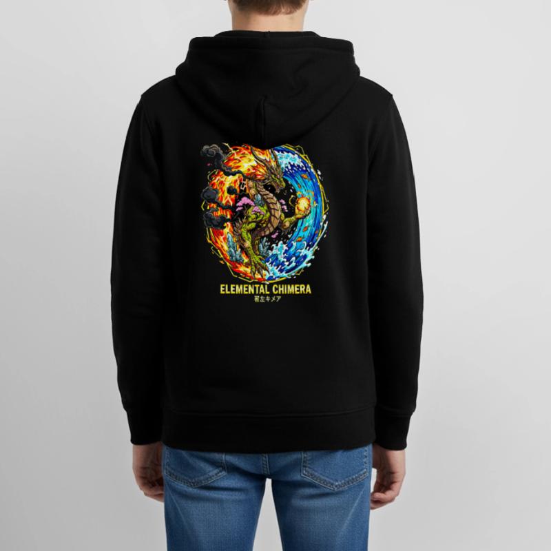 Elemental Chimera | Drache der 3 Elemente Teenager Organic Kapuzenjacke Mini Cultivator von Stanley/Stella